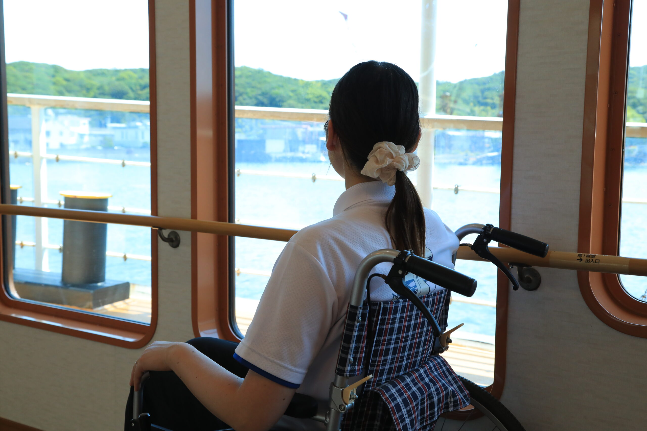 車椅子のままでも景色の観覧ができます