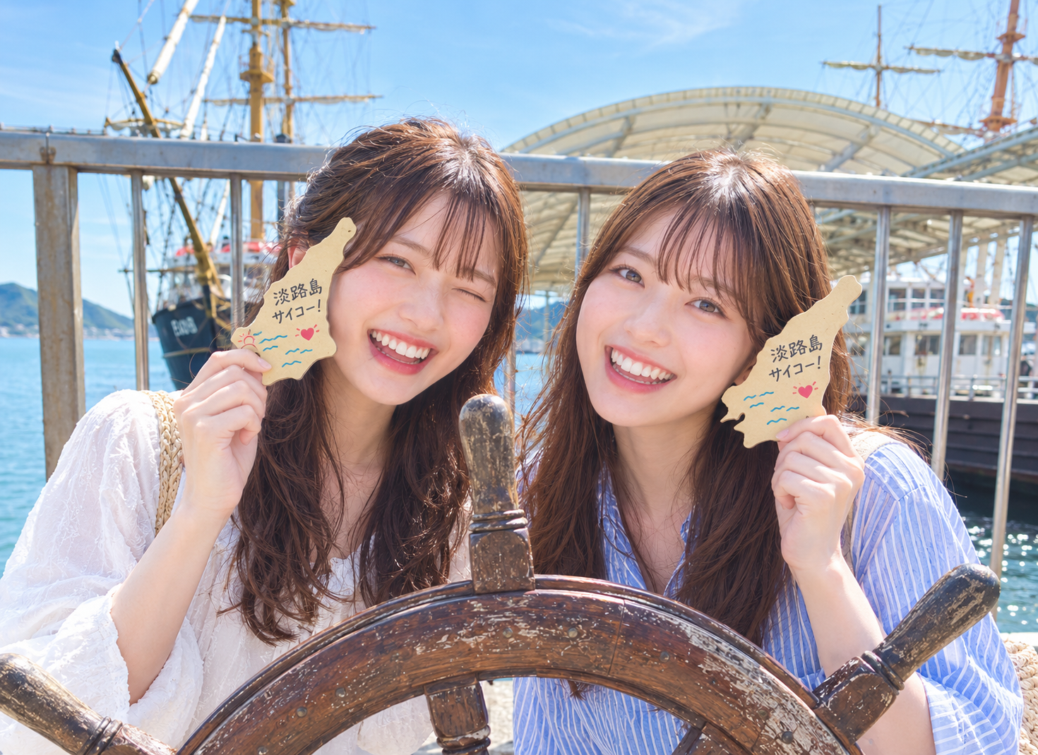 陸上フォトスポットでの撮影イメージ1